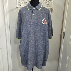 ⭐️Sunderland A.F.C. Gray Polo Shirt with Neon Accents size XXL